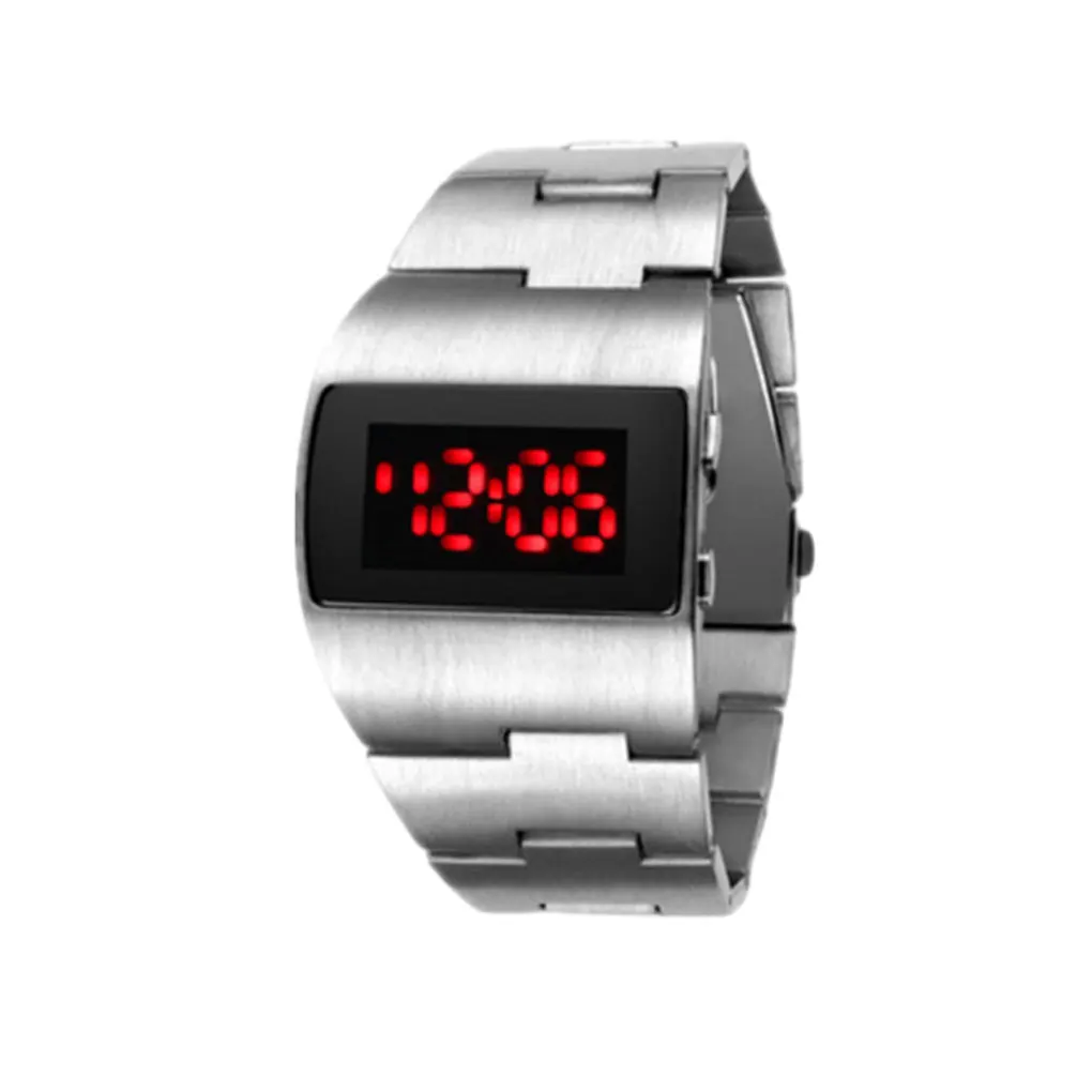 Digital LED Digital Watch For men woman Watches Stainless Steel Bracelet  Electronic Wrist Watches for Couple Gift