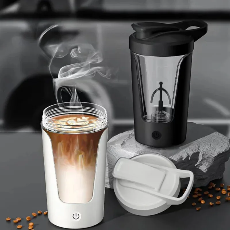 Shaker Cup USB Charging Shaker Cup For Protein Shaker Meal Replacement Shake Portable Gym Water Bottle Mixing Cup 450ml - view 6