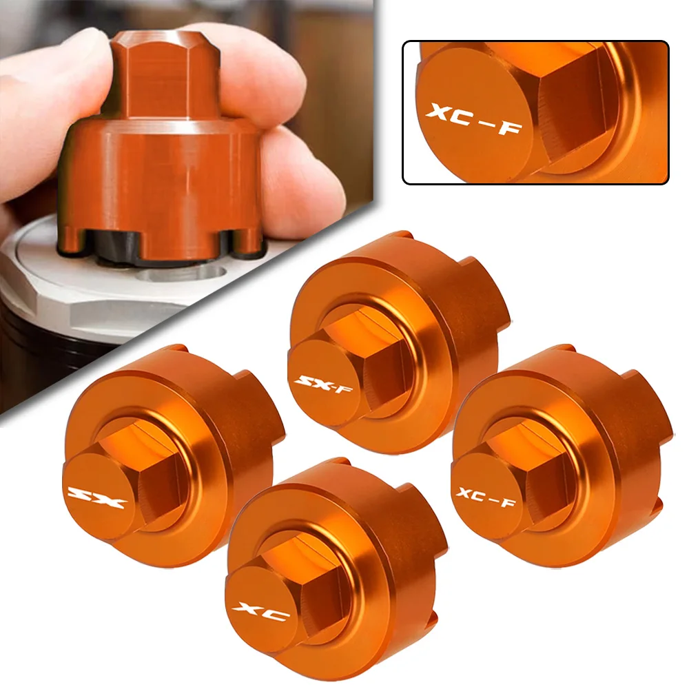 

Аксессуары для мотокросса, инструмент для снятия крышки вилки, инструмент для снятия компрессионного клапана передней вилки для 125-250SX 144 150 200 250 SX 2007-2018