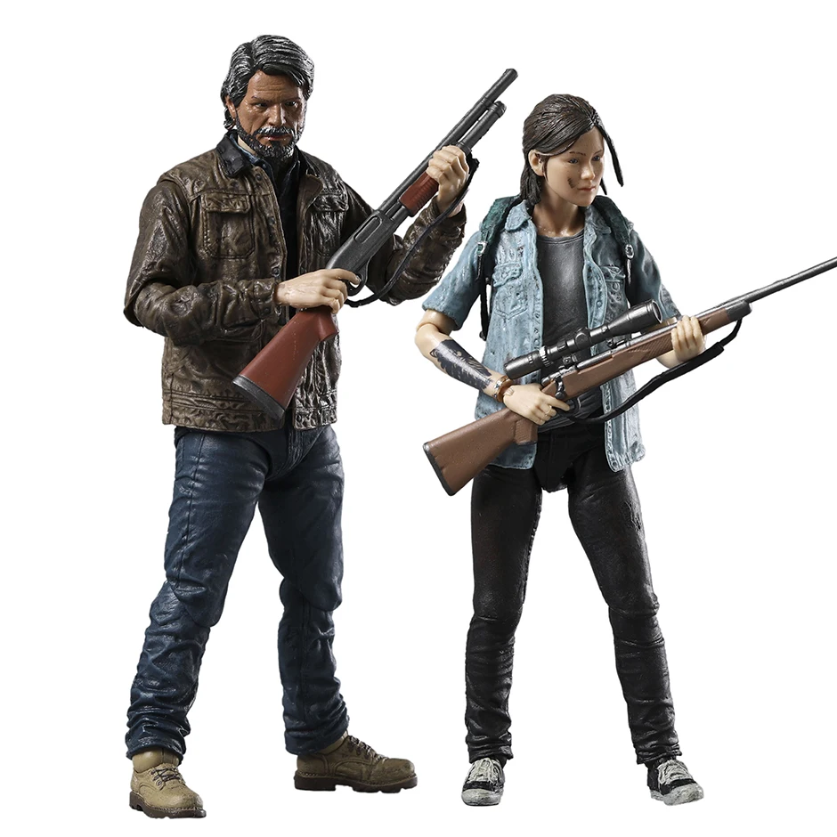 

NECA последняя из США Часть II Ultimate Joel и Элли Коллекционная экшн-фигурка в масштабе 7 дюймов