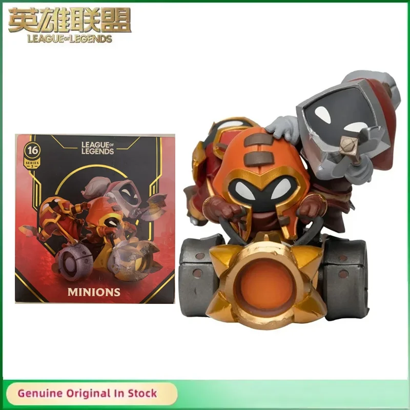 

Original League of Legends The Artillery Corps Q Version Game Statues Action Figures Model Collectibles Desktop Ornaments