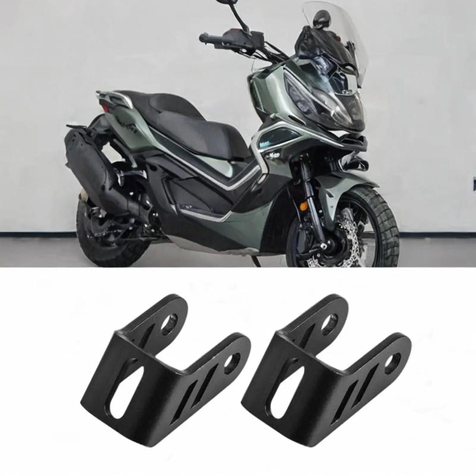 

2x Motorcycle Light Mounting Brackets Motorbike Light Holder Sturdy for 368G