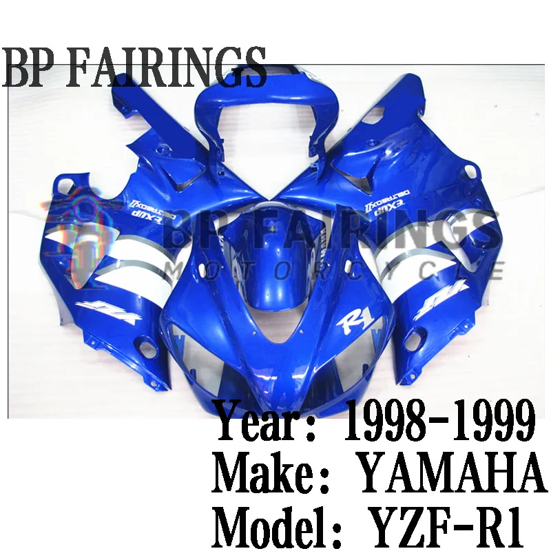 

Для YAMAHA YZF R1 1998 1999, комплект обтекателей для литья под давлением мотоцикла YZF1000 98 99 R1, обтекатель кузова YZFR1 1998-1999 гг.