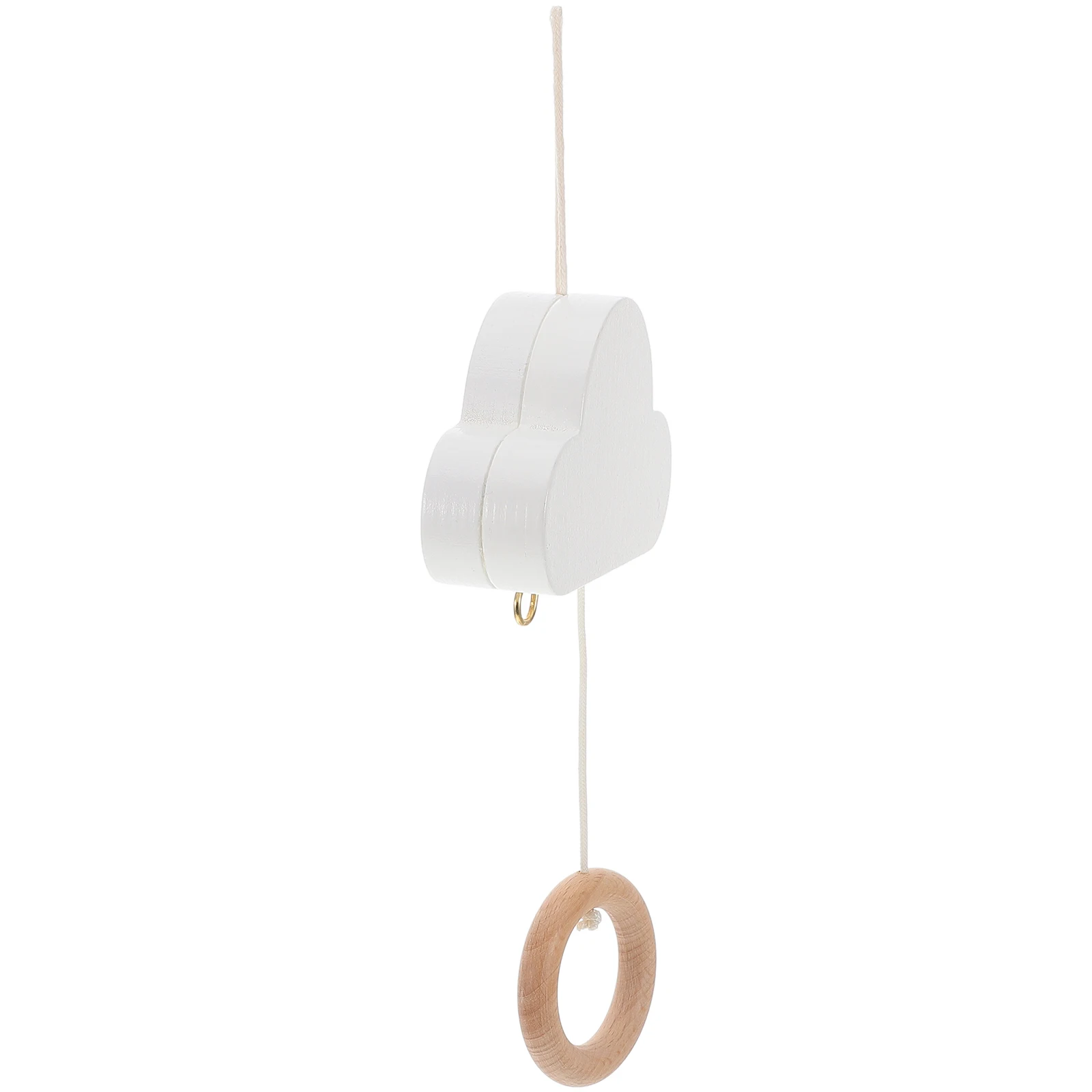 

Crib Bell Baby Mobile Decor Accessories Nursery Adjustable Toy Wooden Hanging Toys
