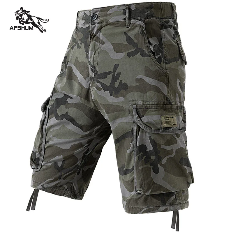 Men's Shorts in Sizes S-3XL, Summer New Men's Shorts Sport Camouflage Solid Color Casual Pants Five-Point Fitness Sport Pant 321