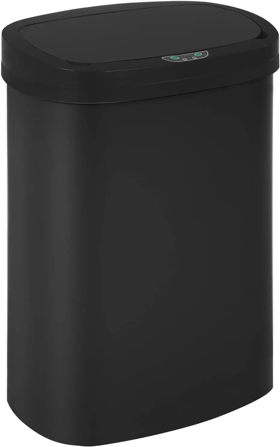 

Touch-Free High-Capacity Garbage Can with Lid, 49L Rectangular Quiet Close for Kitchen Bedroom Bathroom Office