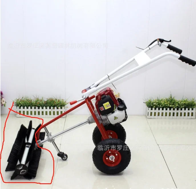 Mão Push Snow Blower para Pequenas Famílias, Acessórios De Roda, Máquina De Cardar De Gramado, Arado De Neve, Ferramentas De Jardinagem