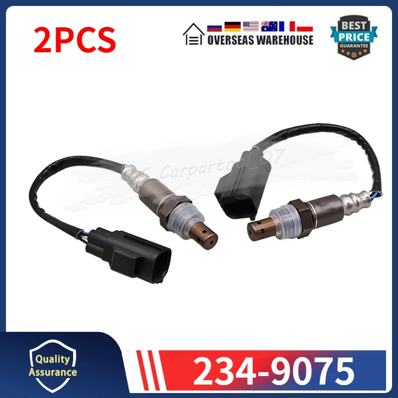 2PCS Oxygen Sensor 234-9075 Fits For 2006 2007 2008 2009 LAND ROVER Range Rover Sport 4.2L 4.4L Lambda O2 SENSOR MHK500840