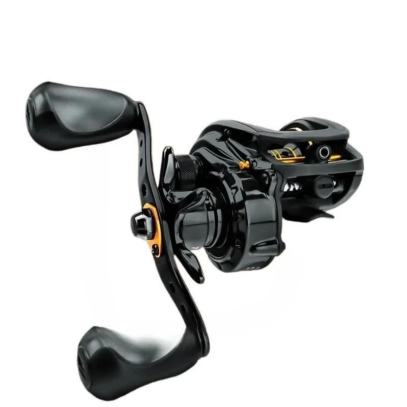 Water drop wheel all-metal long-distance cast anti-fried line Luya black fishing wheel
