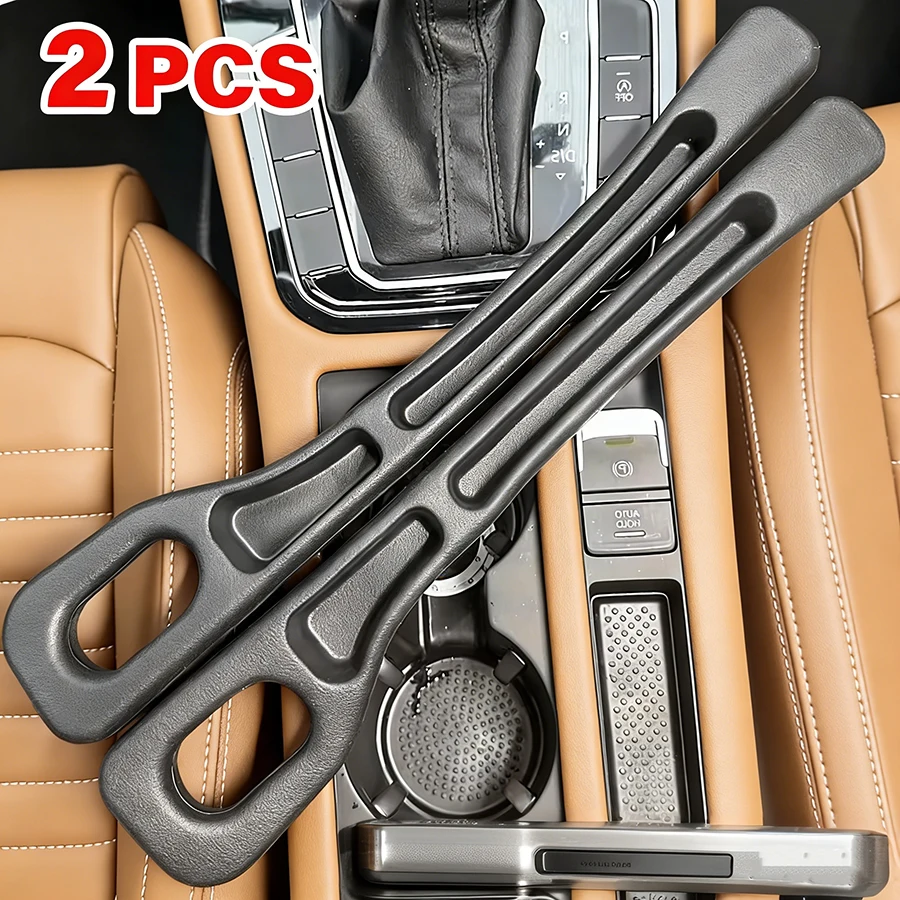 2Pcs Auto Sitz Lücke Füllstoff Organizer PU Universal Auto Sitz Lücke Anti-leck Stopper Streifen Slot Sitz Lücke lagerung Organizer Zubehör