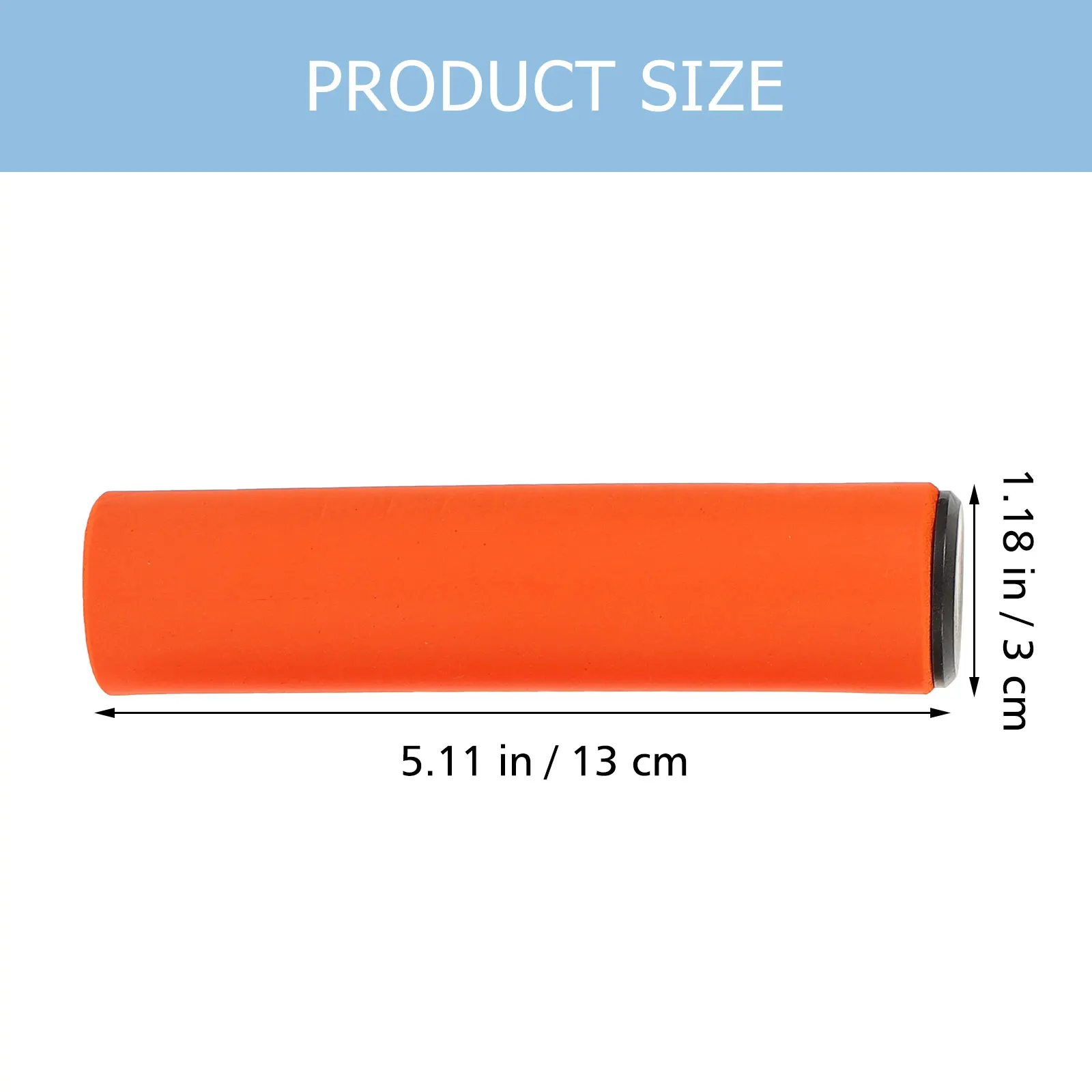 

12pcs Kayak Paddle Sponge Grips Comfortable Anti Slip Breathable Canoe Accessories Orange Handle Covers Long Time Use
