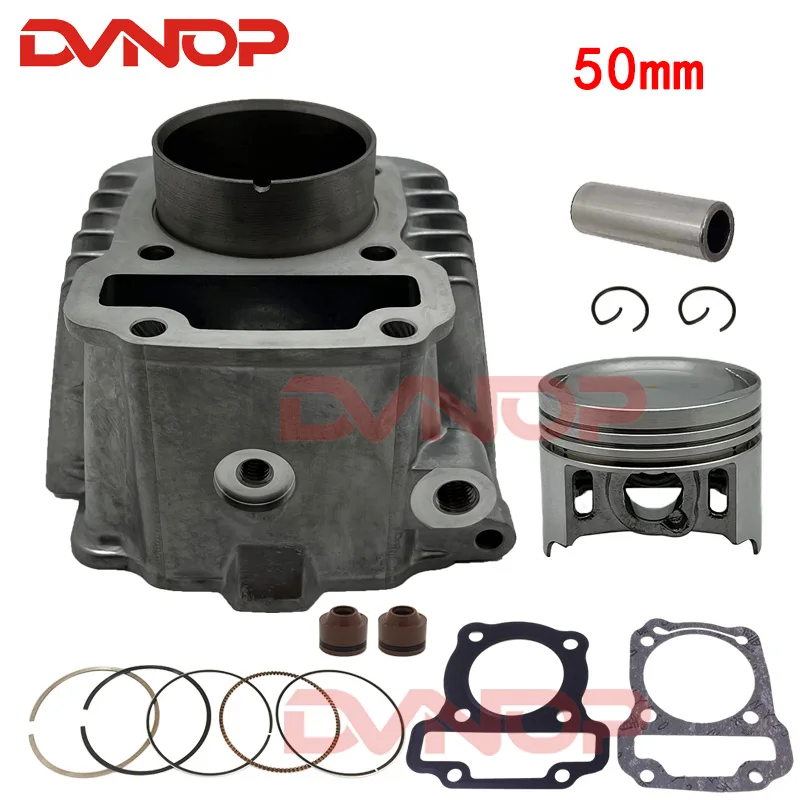50mm zespół cylindra motocyklowego pierścień uszczelniający tłokowy dla Honda WAVE 110 Super Cub 110 DREAM 110 EX5 ANF110 NCF110 AFP110 AFS110