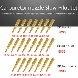Mortorcycle Slow Pilot Jet Set vm28/486 per mikuni HS40 HSR42/45/48 RS34-RS40 TM33 TM36 TM40 tamanhos 1994-65 ugello carburatore