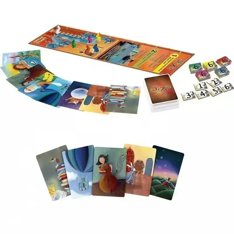 Dixit Words in English Party Strategy Board Games Card Board Games Card Interactive Games Children\'s Toys