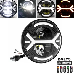 Newest 5.75 Inch Motorcycle LED Headlight for Dyna Softail Sportster 883 XL883 FXCW 5 3/4