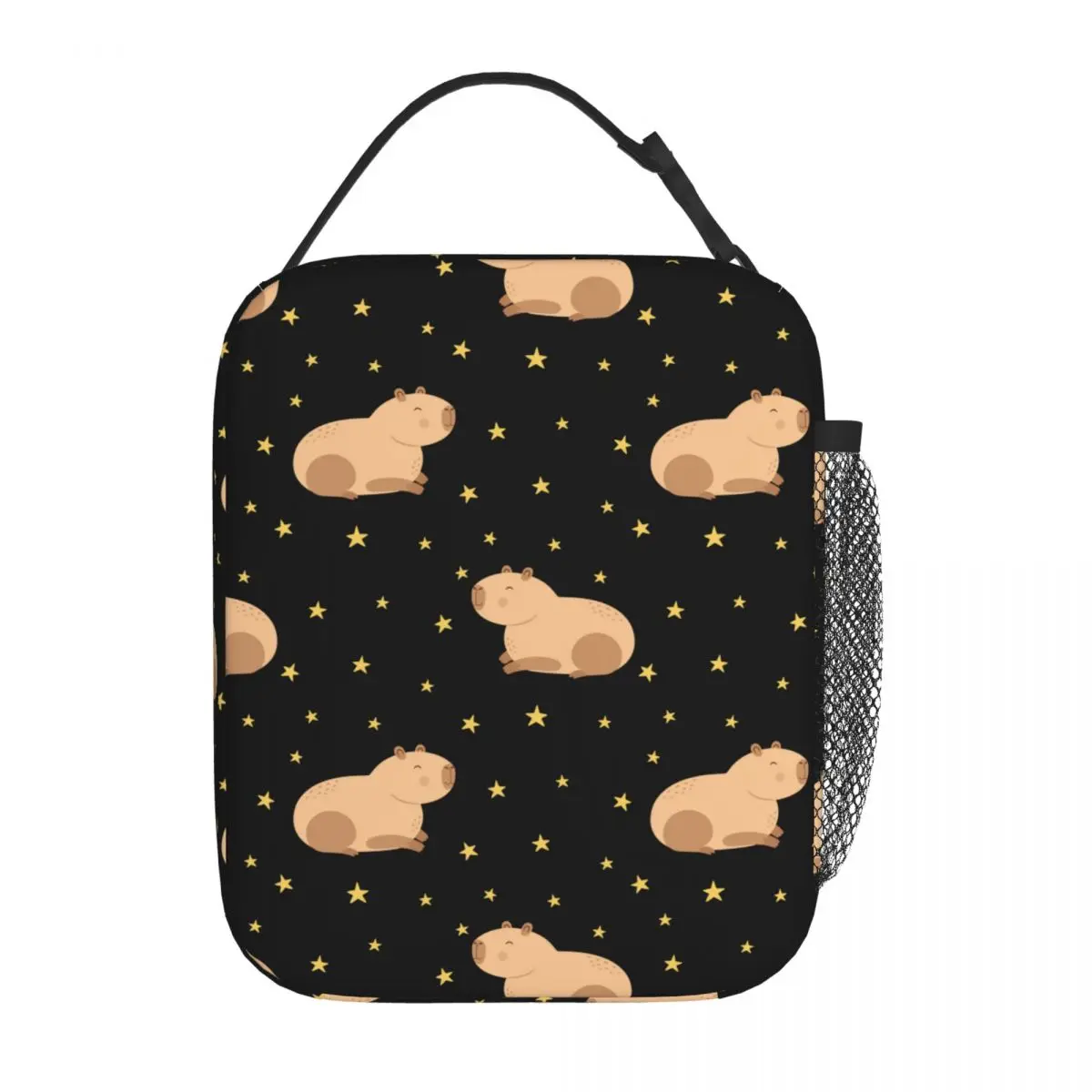 

Capybara Cartoon Insulated Lunch Bags Portable Meal Container Thermal Bag Tote Lunch Box Office Picnic Men Women