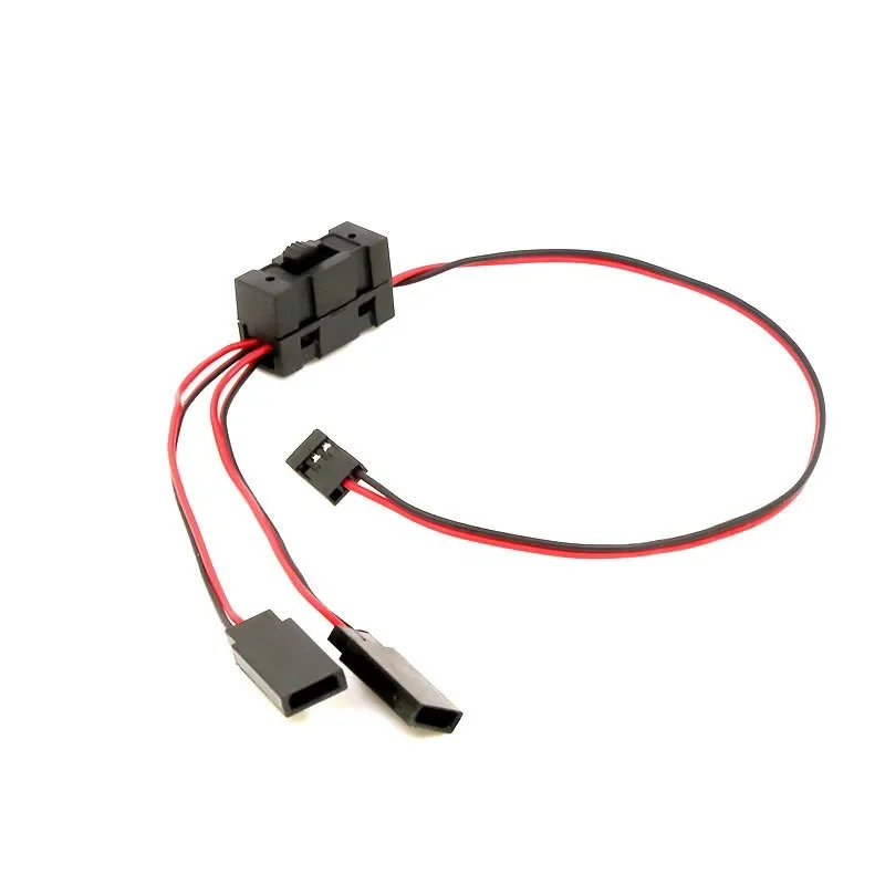 3 / 4-way LED Light Split On/Off Controller Switch Y Cable Wire Splitter for 1/10 TRX-4 SCX10 RC Oil/Tram/Climbing Crawler