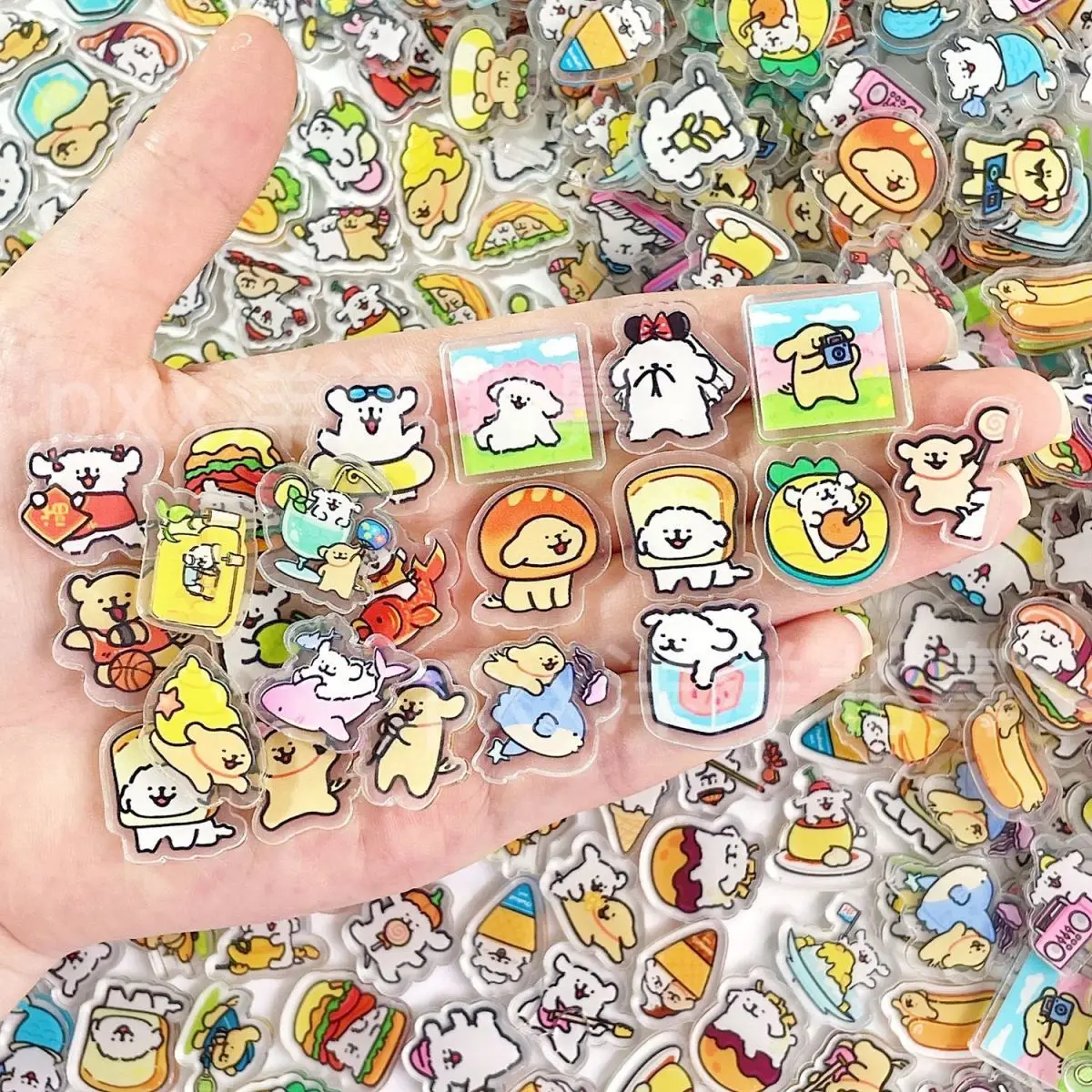 1cm 2cm line little dog 2.0 single-layer acrylic sheet, no-material anime convention DIY cartoon craft photo frame accessories