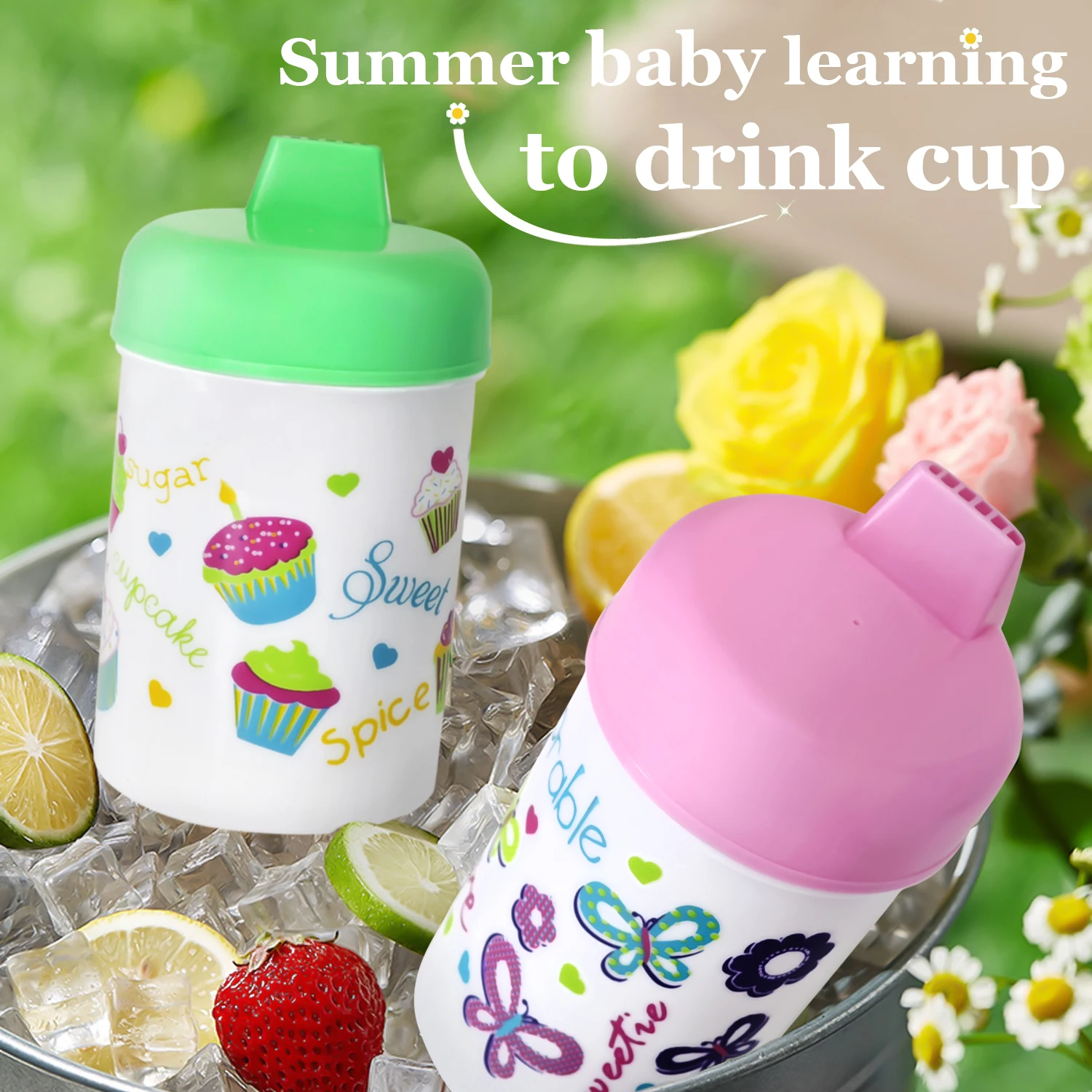 Suitable for 2-8 years old primary school students, 150 ml small and cute milk cup, duckbill cup, lightweight and drop-resistant