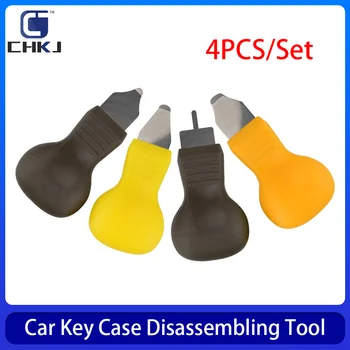 CHKJ 4 stks/set Auto Afstandsbediening Case Demontage Tool Voor Auto Afstandsbediening Sleutel Case Reparatie Slotenmaker Gereedschap Willekeurige Kleur