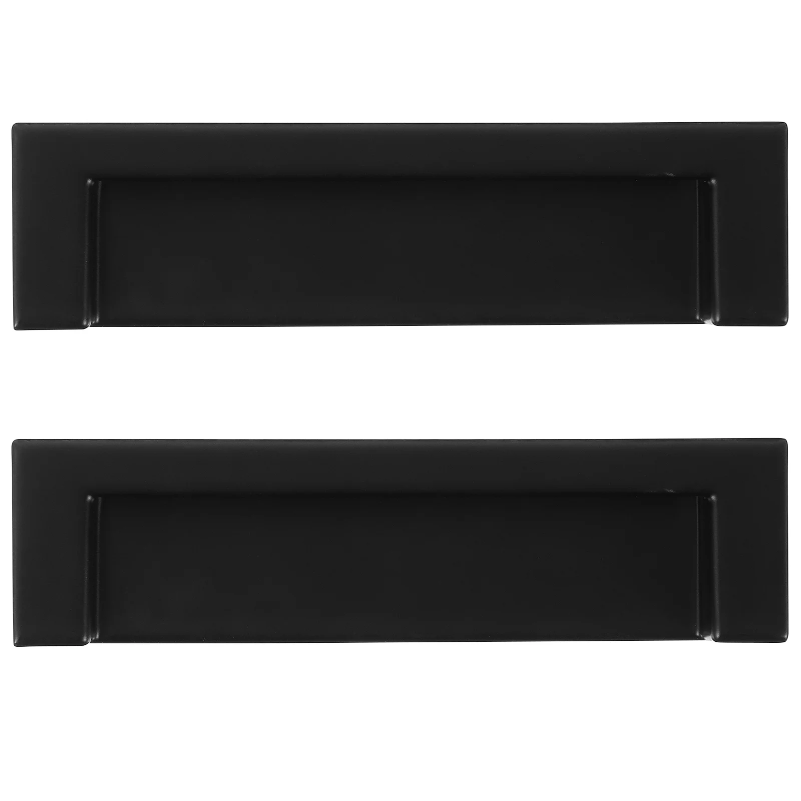 

2Pcs Hidden Door Pull Handle Recessed Zinc Alloy Furniture Knob for Wardrobe Cabinet Drawer Replacement Part Modern Minimalist