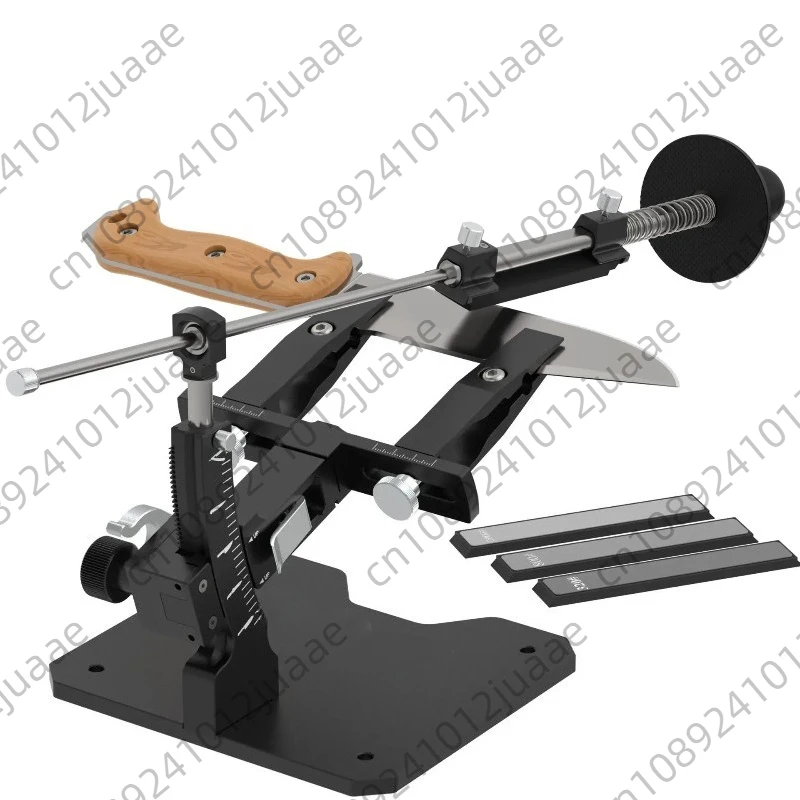 Guide Sharpener System, Aluminum Professional Sharpener Set with 3 Diamond Discs