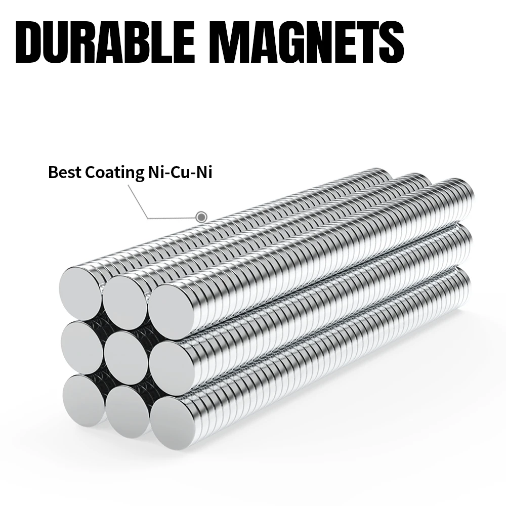 5~1000Pcs Strong Round Magnet 5x2mm for Fridge DIY Projects Science & Office Use Refrigerator Magnets 5*2