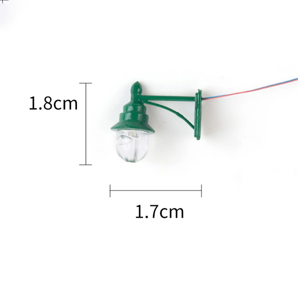 5 stks Mos Landschap Model Wandlamp Architectonische Zandbak Model Wandlamp DIY Accessoires Spoorweg Trein Layout Zandtafel Decor