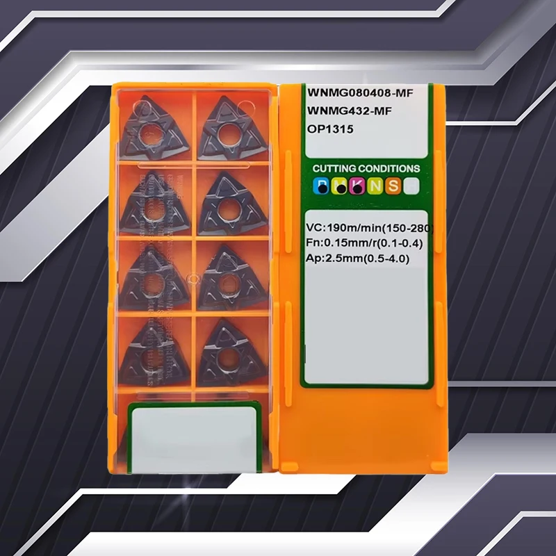 

WNMG080408-MF WNMG080412-MF OP1215 OP1315 OKES Turning Tool Carbide Inserts