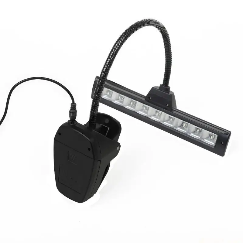 31BE LED Clip on Music Stand Light Rechargeable Music Stand Lamp for Piano, Orchestra