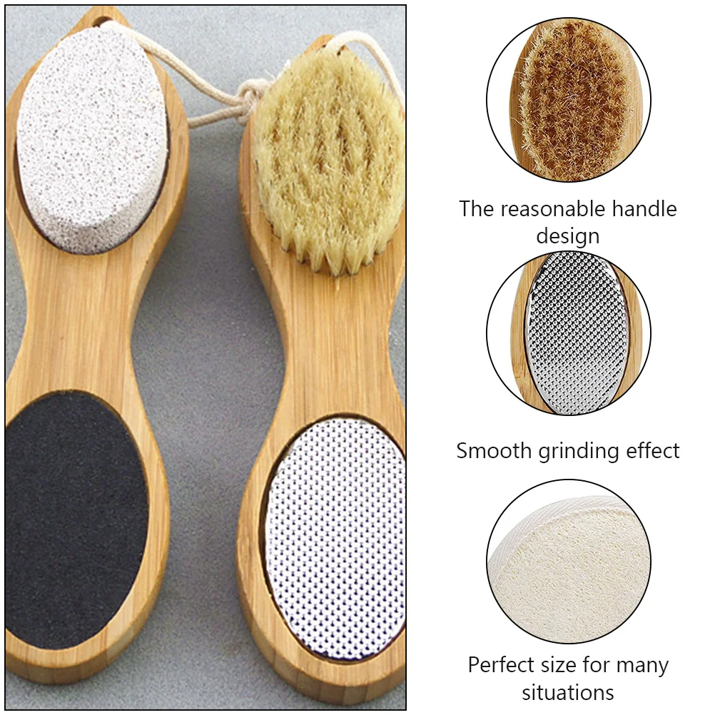 

1Set Foot Massaging Board Callus Remover Safe Protection Large Grinding Surface Easy Hold Professional Home Pedicure