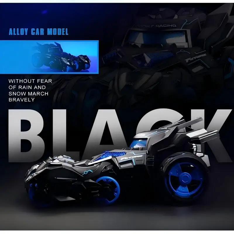 لعبة طرد ثلاثة في واحد دراجة نارية إبداعية مزدوجة الإطلاق مع أضواء LED وتأثيرات صوتية للأطفال لعبة سيارة عيد الميلاد هدية عيد الأطفال