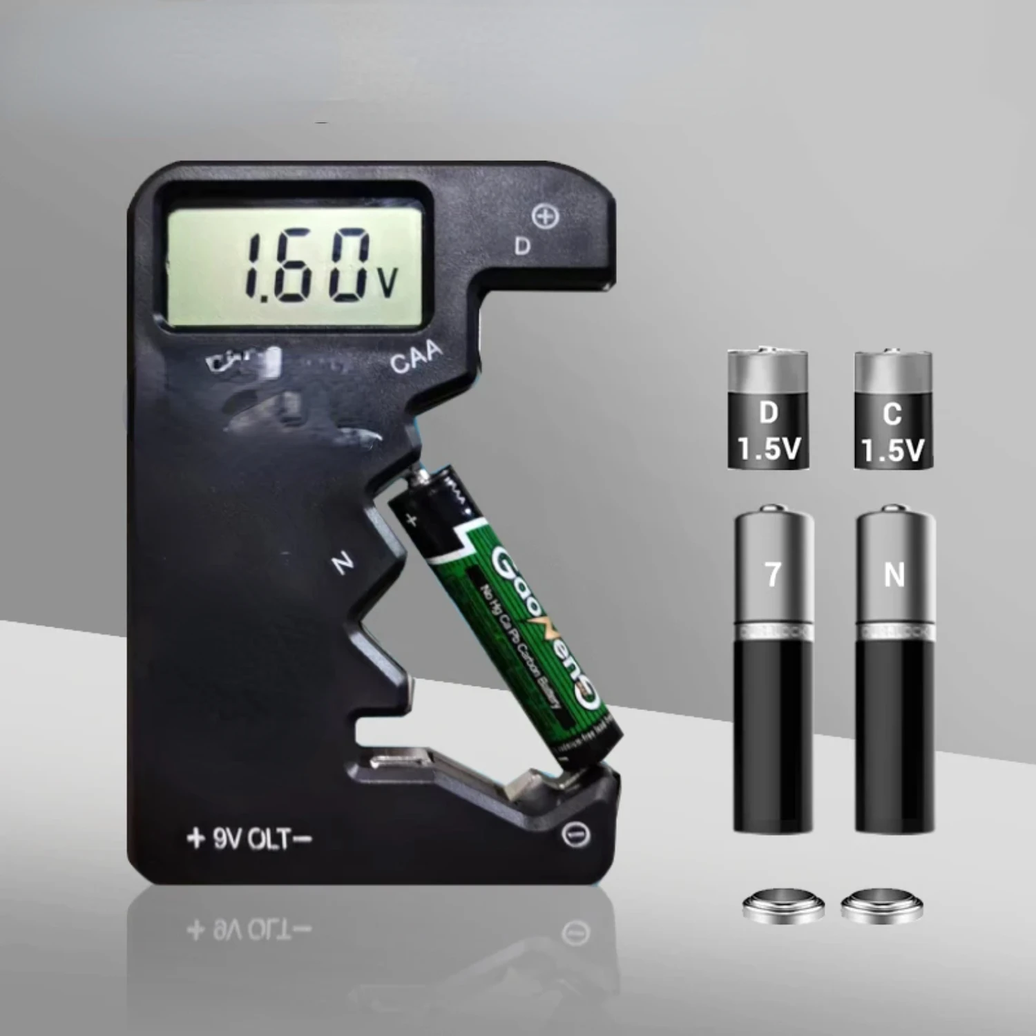 Accurate and reliable digital battery level detector with precise monitoring of residual battery capacity - Digital display for 