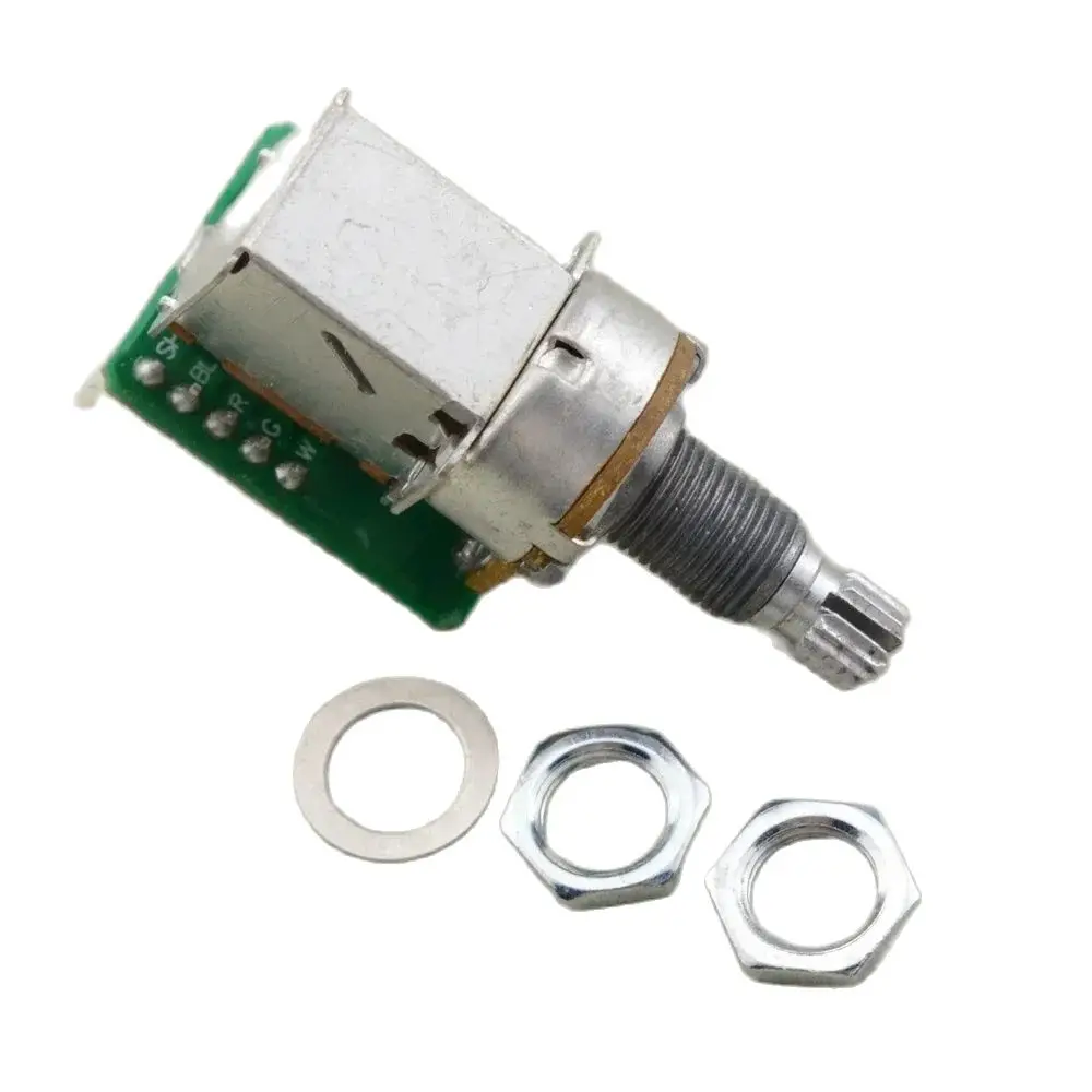 Push Pull Switch Potentiometer with Circuit Board for  Standard-Electric Guitar Accessories, Made in Korea, 1 Piece, B50