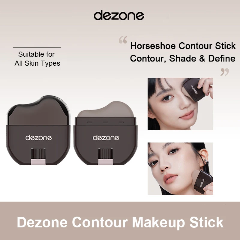 Dezone Contour Stick Skin Tint Waterproof Nourishing Solid Tinted Serum Foundation Balm Face Makeup Long Lasting 3D Concealer