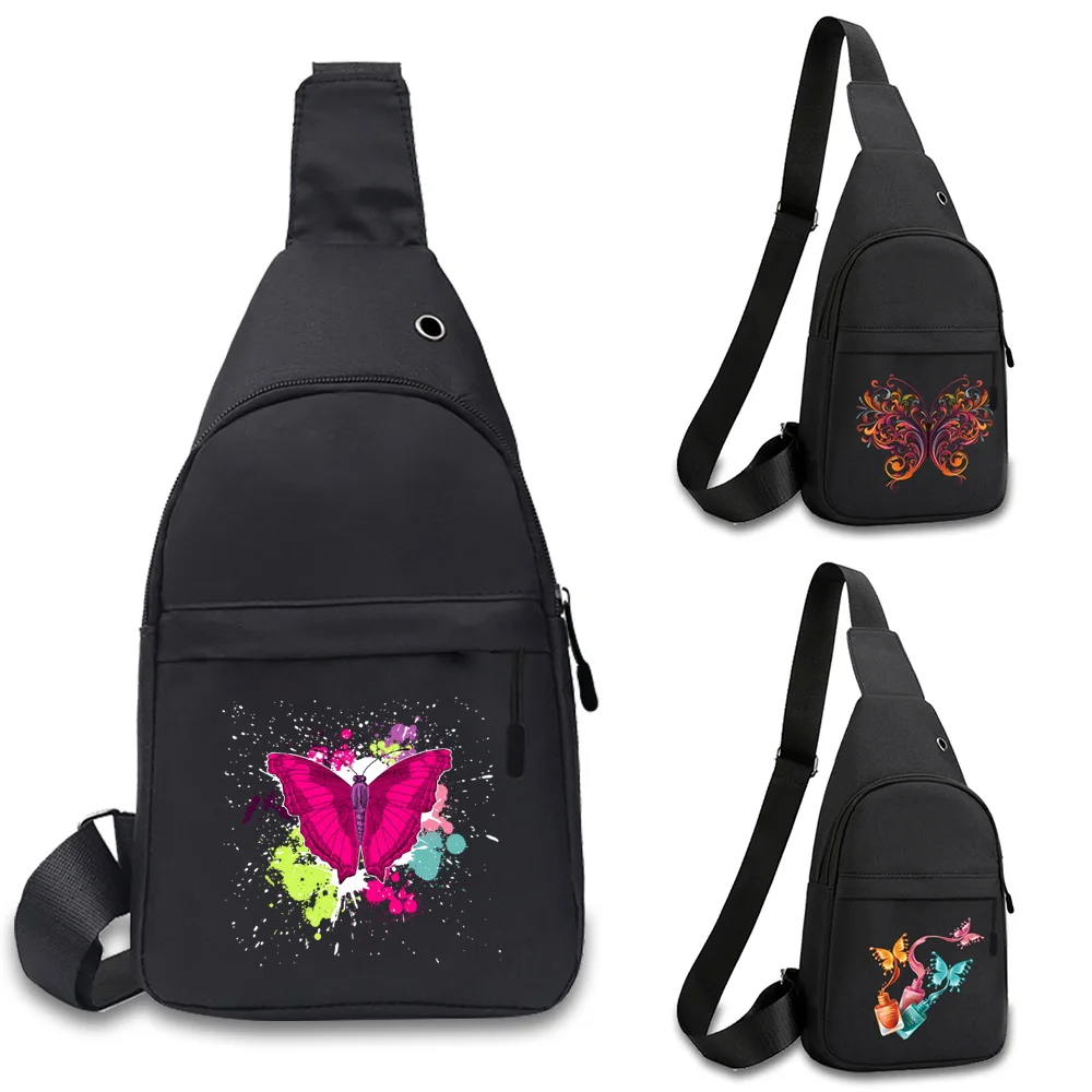 

Chest Bag Butterfly Series 2025 New Travel Hiking Men Crossbody Bags Trendy Travel Hiking Multi-functional Chest Pack