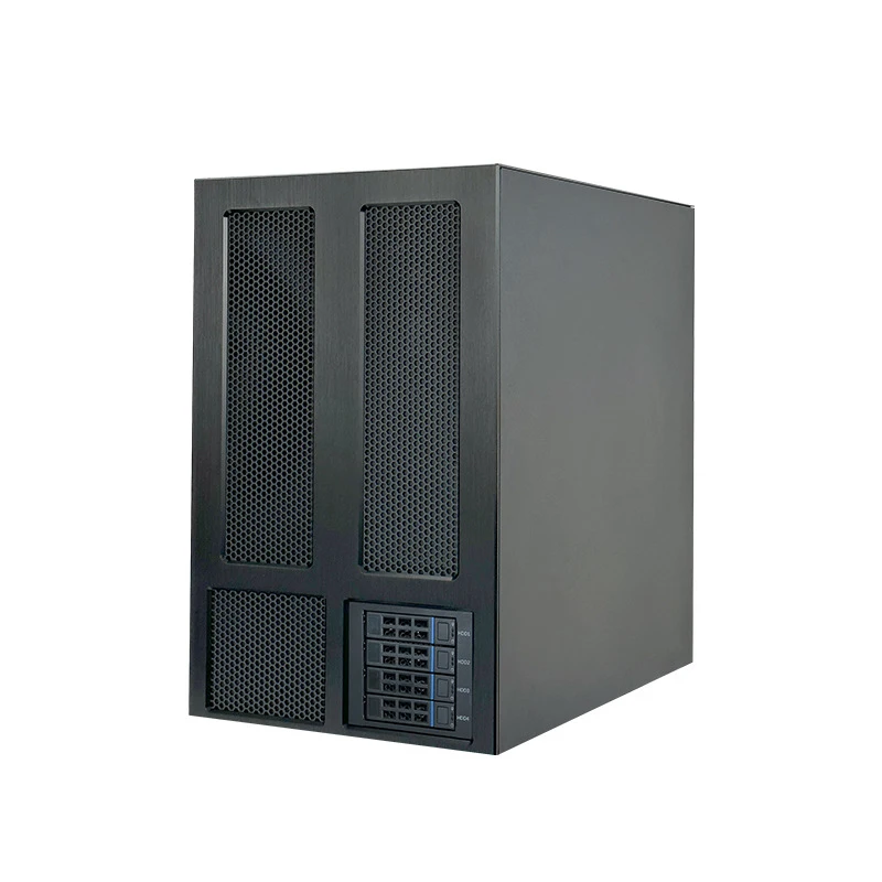 WS04A Workstation Computer Case | Water-Cooled AI Deep Learning Server Case | 4 GPU Slots | Includes Extension Cable