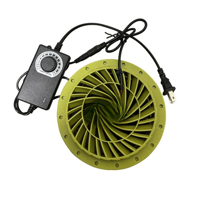 220V to 12V adjustable speed air purifier filter element Household homemade haze and odor removal cooling fan