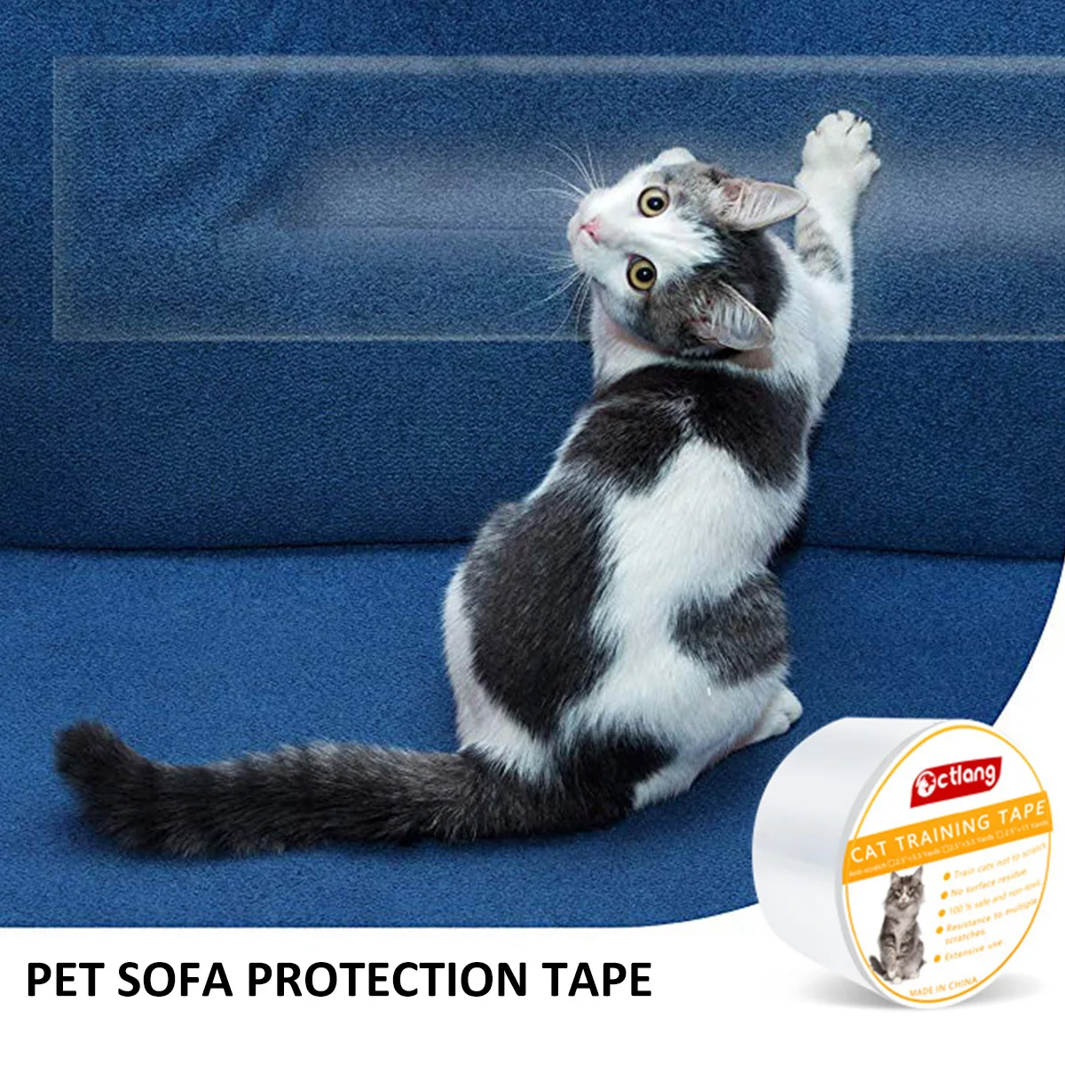 Furniture Protectors From Cats Scratch Anti Scratch Cat Training Tape Safe Clear Tapes Couch Protectors Sofa Corner Scratching