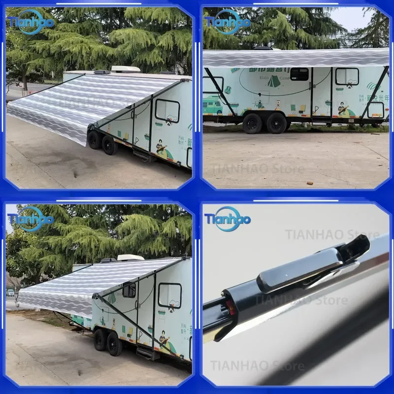 for Product B1 Caravan Awning Roll Out RV Camper Trailer Tent Shade Custom Size Outdoor Camping Shelter Replacement Cover