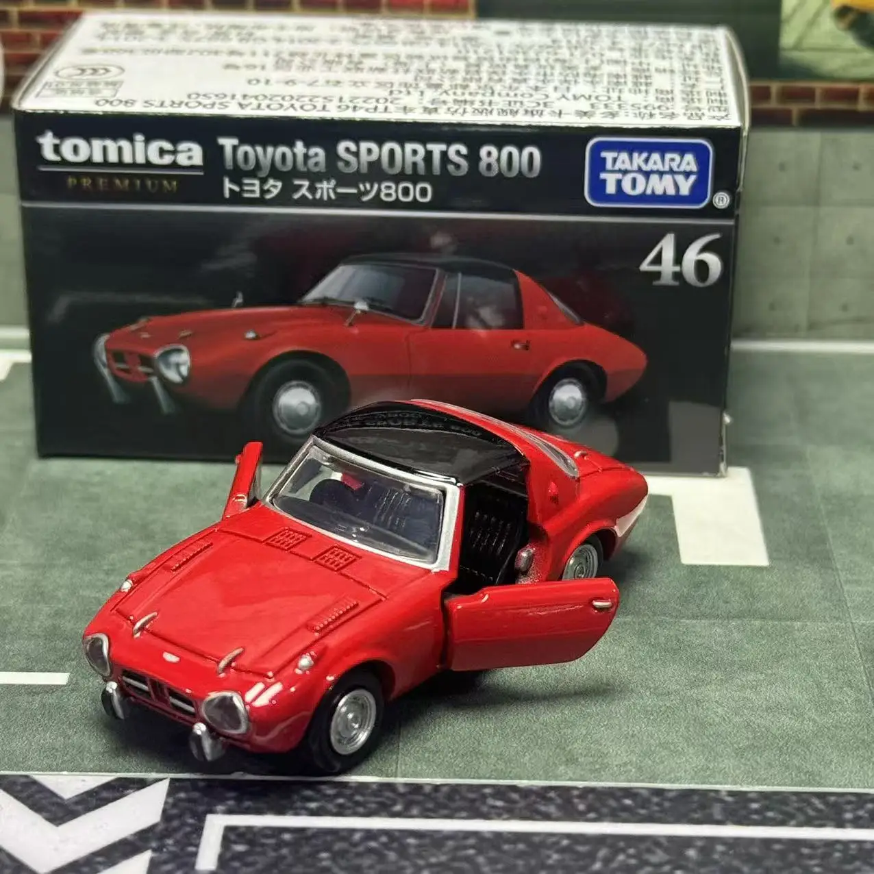 Takara Tomy Tomica Premium 46 Toyota Sport 800 Mini Diecast Alloy