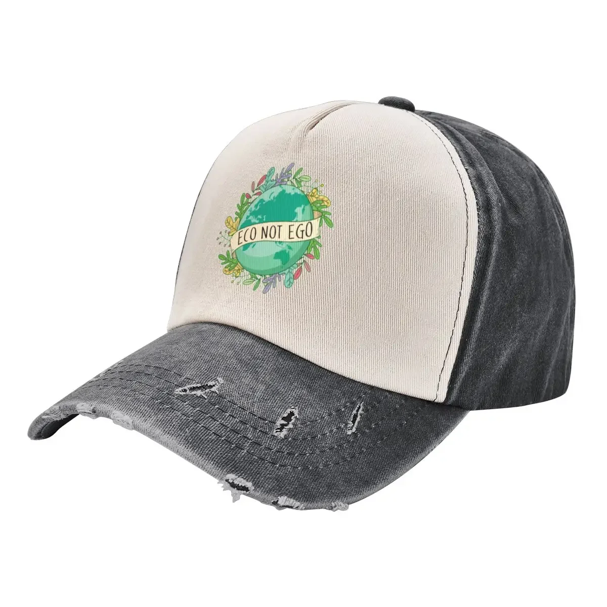 

Eco Not Ego Earth Day - Climate Change Awareness Baseball Cap Luxury Brand birthday Men Luxury Brand Women's