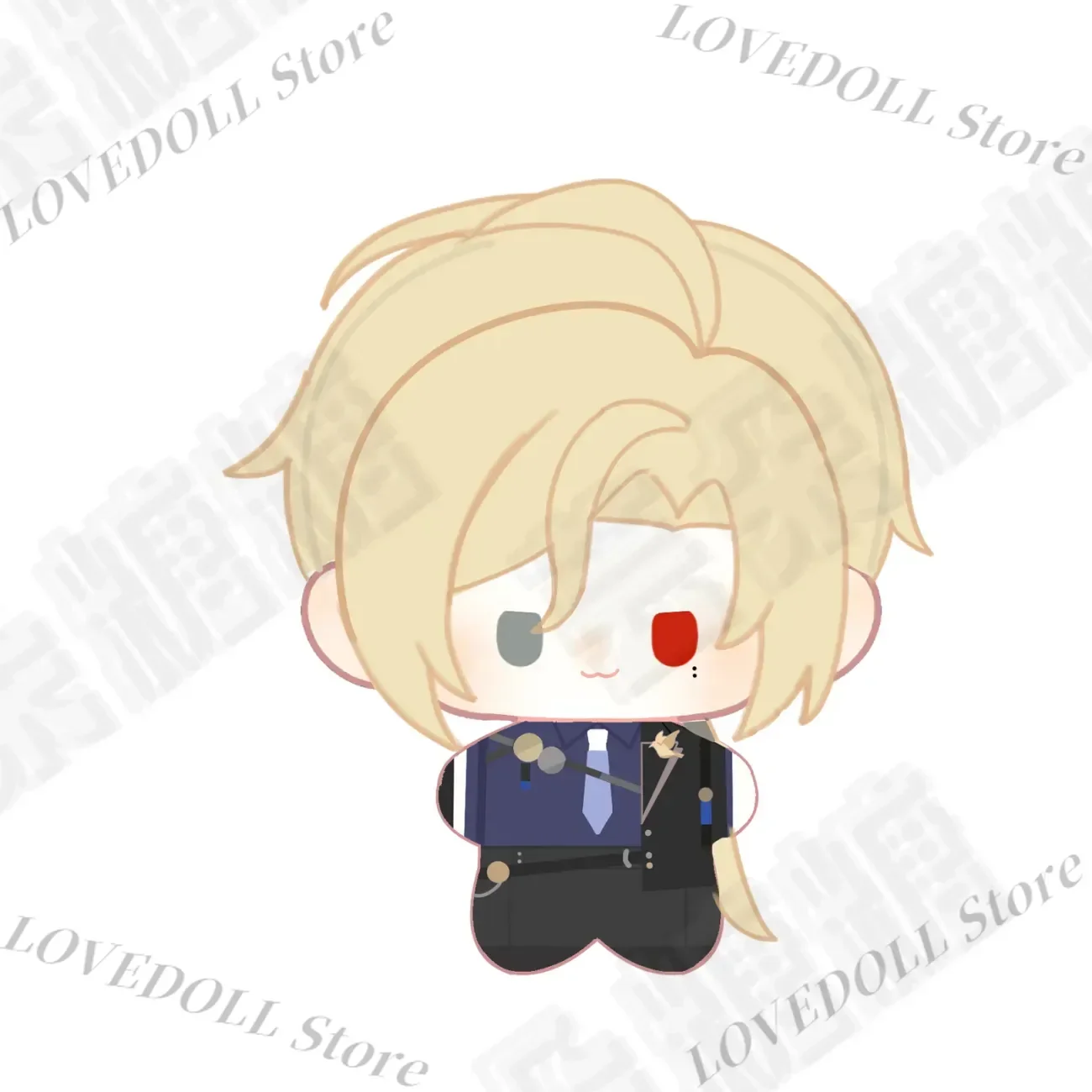 

Hugo Vlad Zenless Zone Zero Anime Print Cotton Doll Starfish Body Plush Pendant Toys Cosplay Dango Mascot Plushie Xmas Gift 10cm