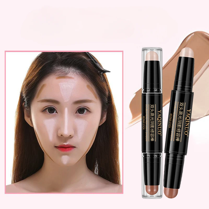 1PC Face Foundation Concealer Pen Donkere kringen Corrector Contour Concealers Stick Foundation Stick