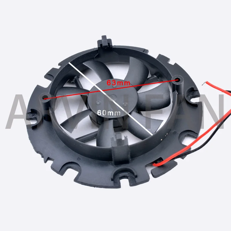 CCHV 6010 6cm 60mm 86mm ventola DC12V 0.07A foro di montaggio passo 63mm viene utilizzato per la ventola di raffreddamento del sistema di ventilazione del seggiolino auto