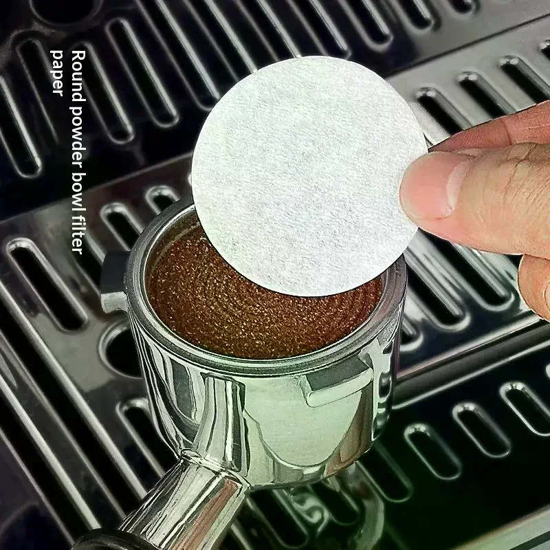 100 Sheets 51/53/58 Mm Coffee Filter Paper Home Handle Special Powder Bowl Filter Secondary Water Filter Paper Coffee Mocha Pot