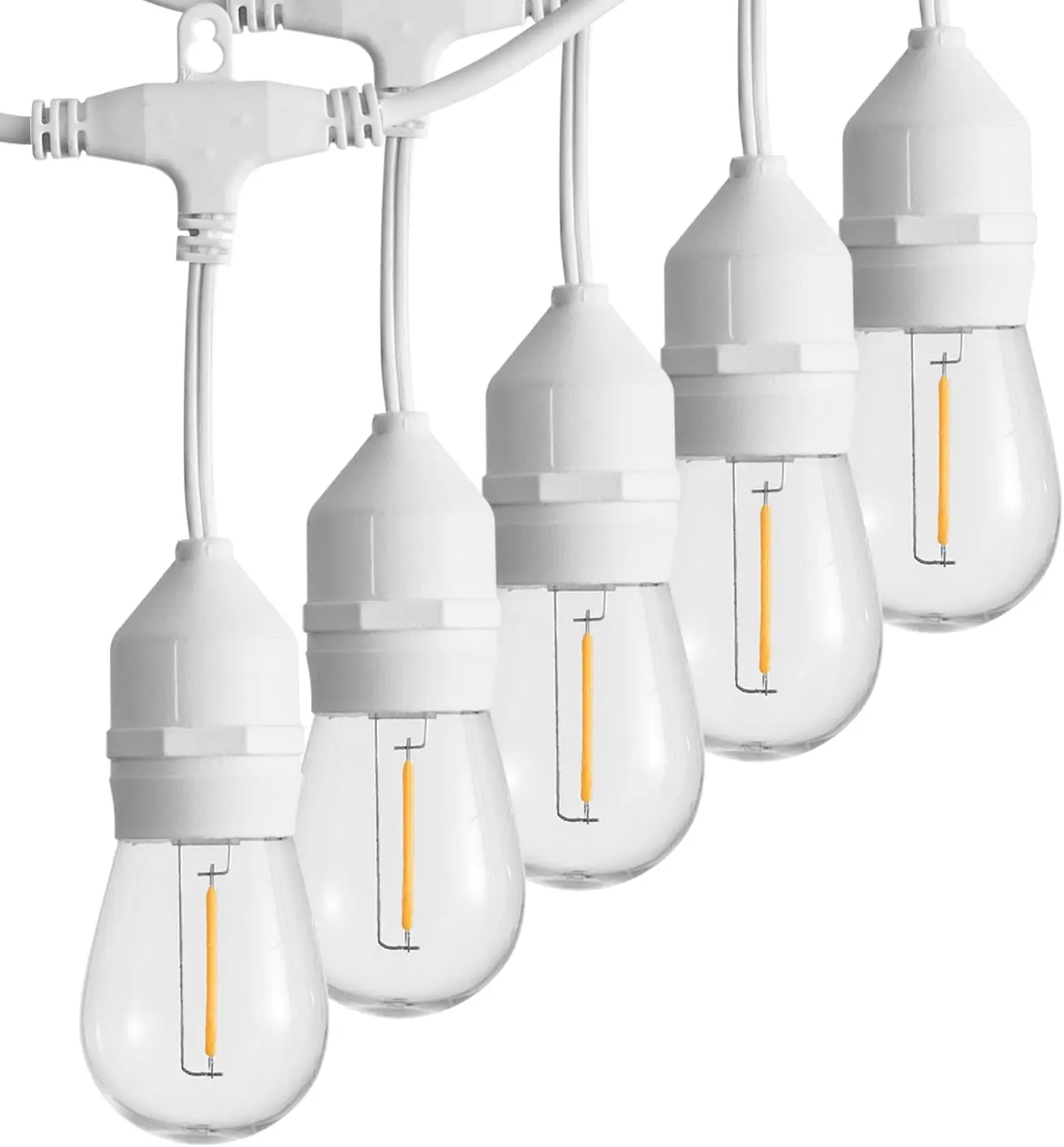 

105FT Outdoor String Light with 34 Dimmable LED Shatterproof Bulbs for Patio, Backyard, Porch