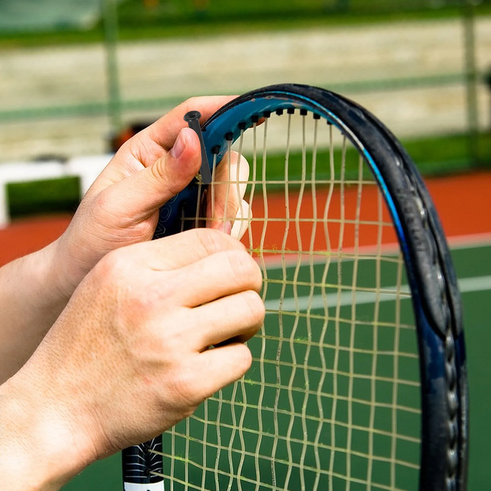 

15Pcs Tennis Racket Stringing Tools Mini Nylon Grommets Protector Set Universal Replacement Accessories for Badminton