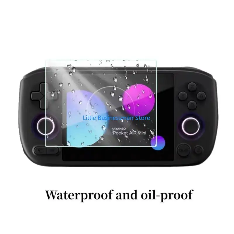 Tempered Glass Screen Protector for Pocket Air Mini Game Console Protective Film Shatterproof Gamepad Film M76A