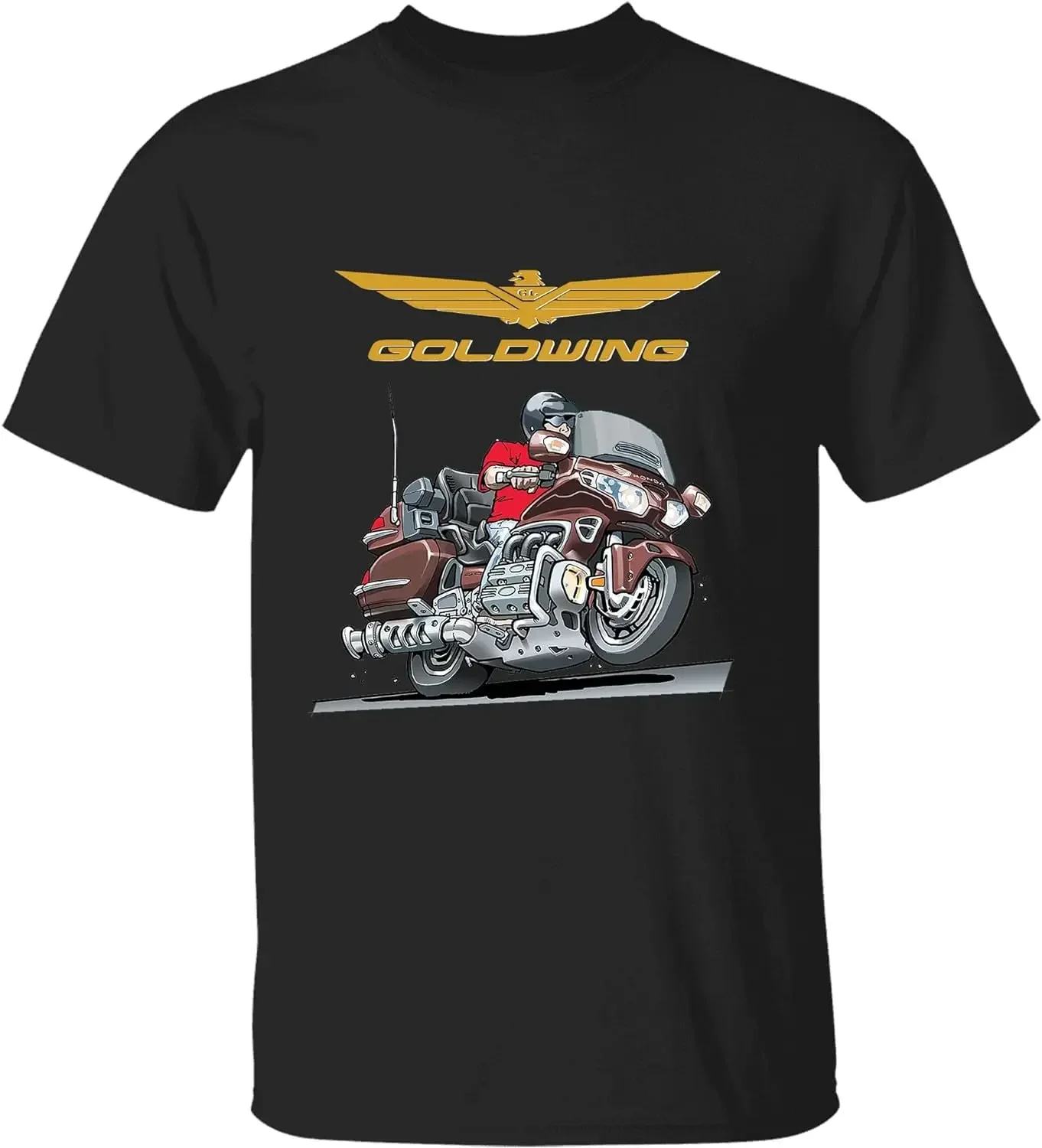 

Футболка Factory Effex Goldwing нового модели 2025 года — мотоциклетная рубашка